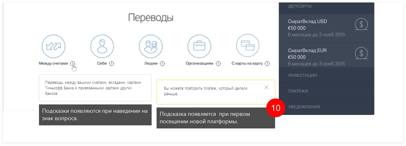 Логика подсказок. Онбординг для банка | SobakaPav.ru