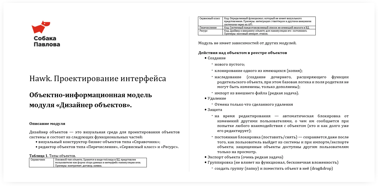 Объектно-информационная модель. Конструктор CRM для среднего бизнеса | SobakaPav.ru