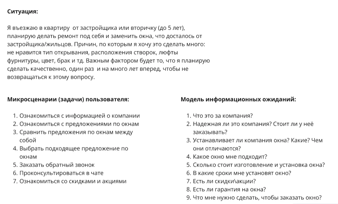 UX-аудит сайта «Окна Петербурга» • Собака Павлова
