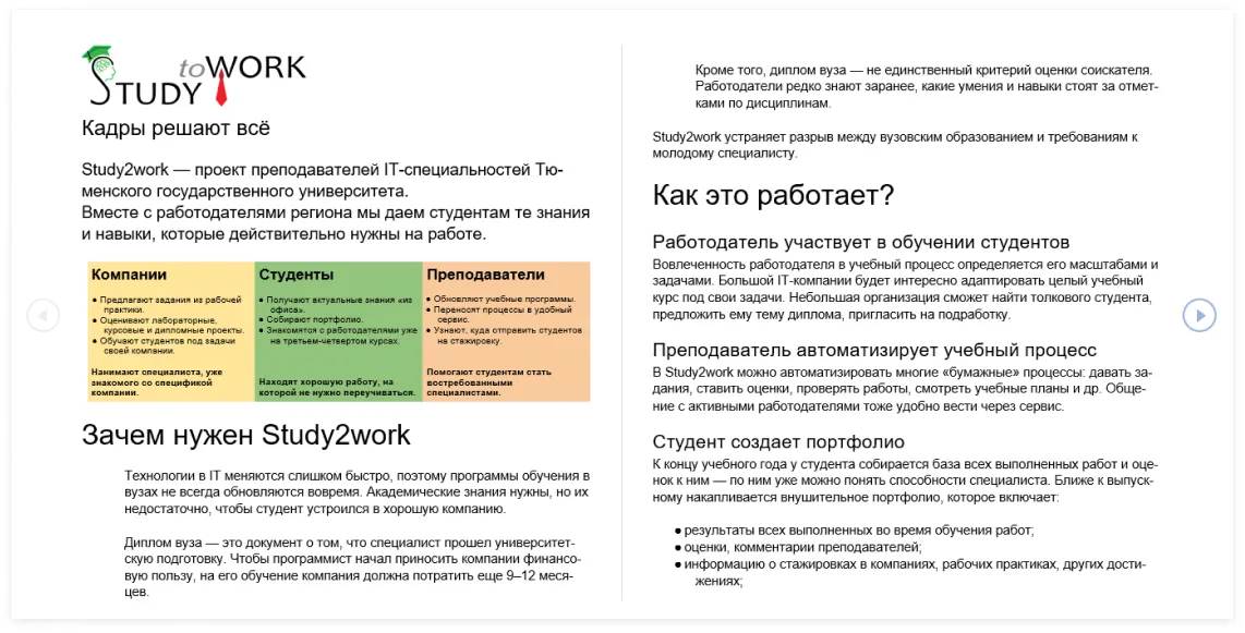 Собака Павлова • Study2work • Концепт проекта и дизайн писем