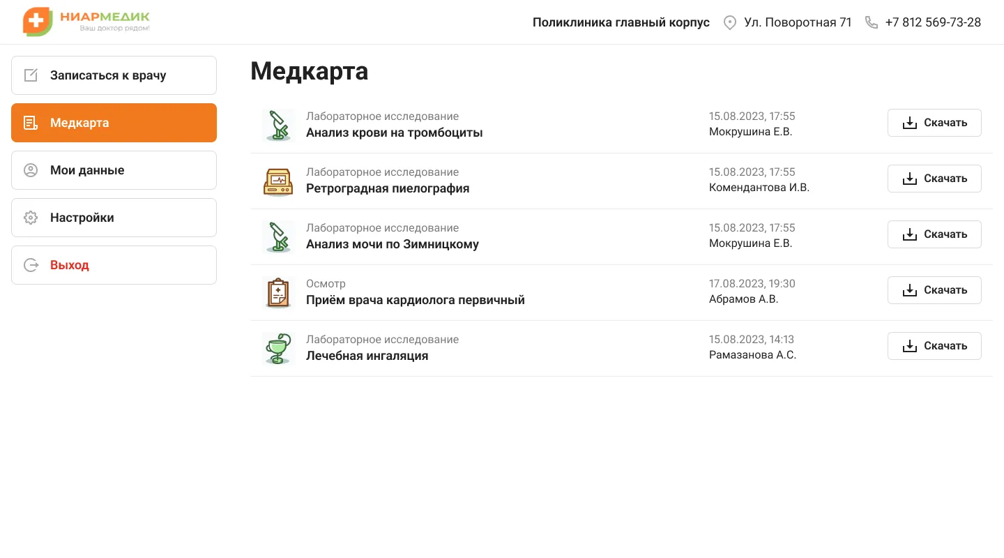 Медицинская информационная система | SobakaPav.ru