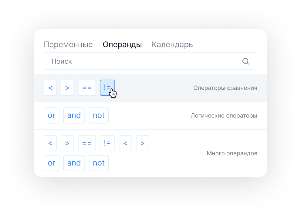 Платформа кибербезопасности. Операнды.